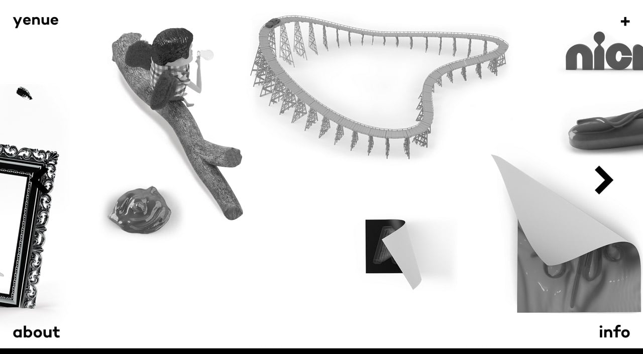 Yenue Website Screenshot