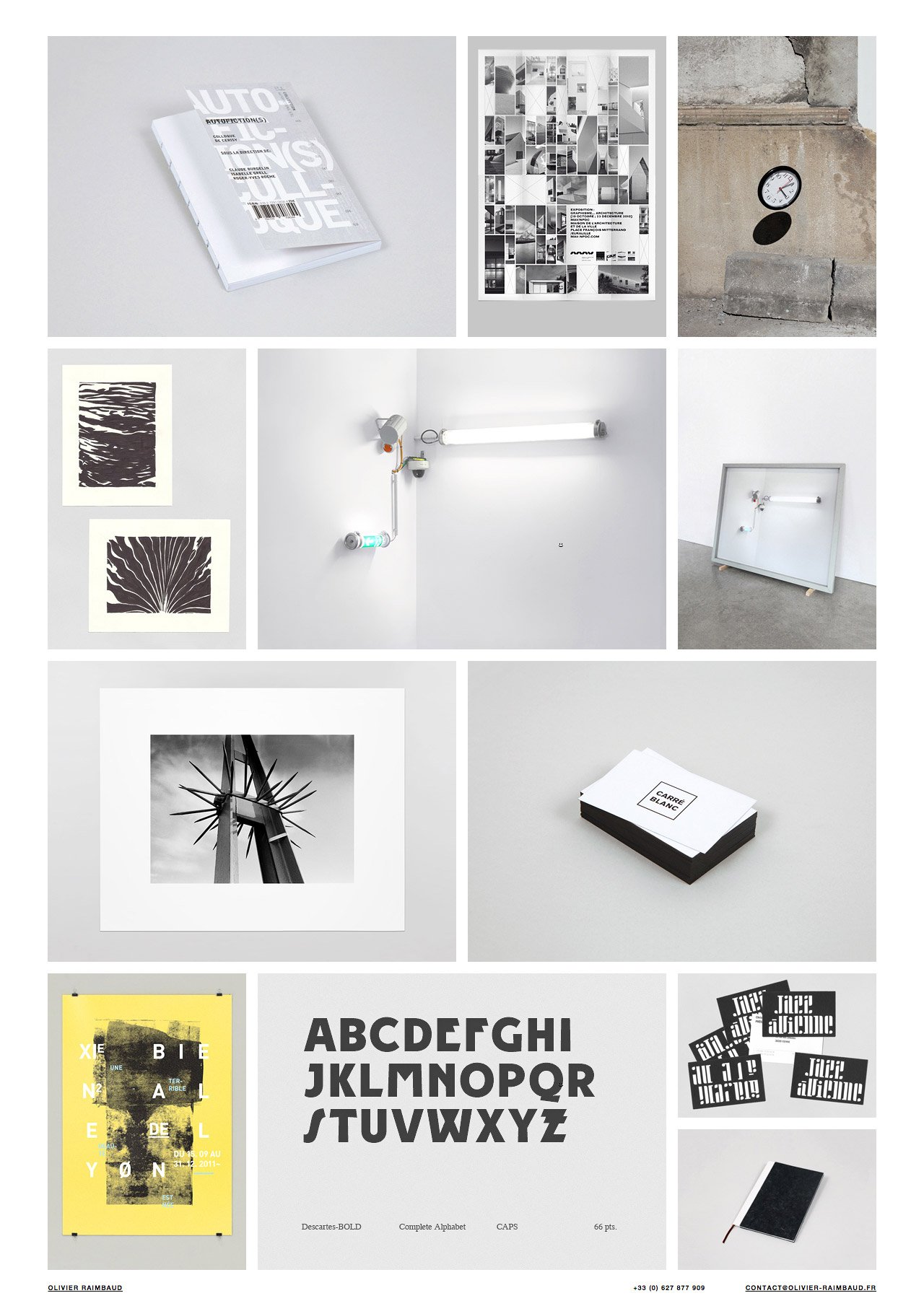 Olivier Raimbaud Website Screenshot