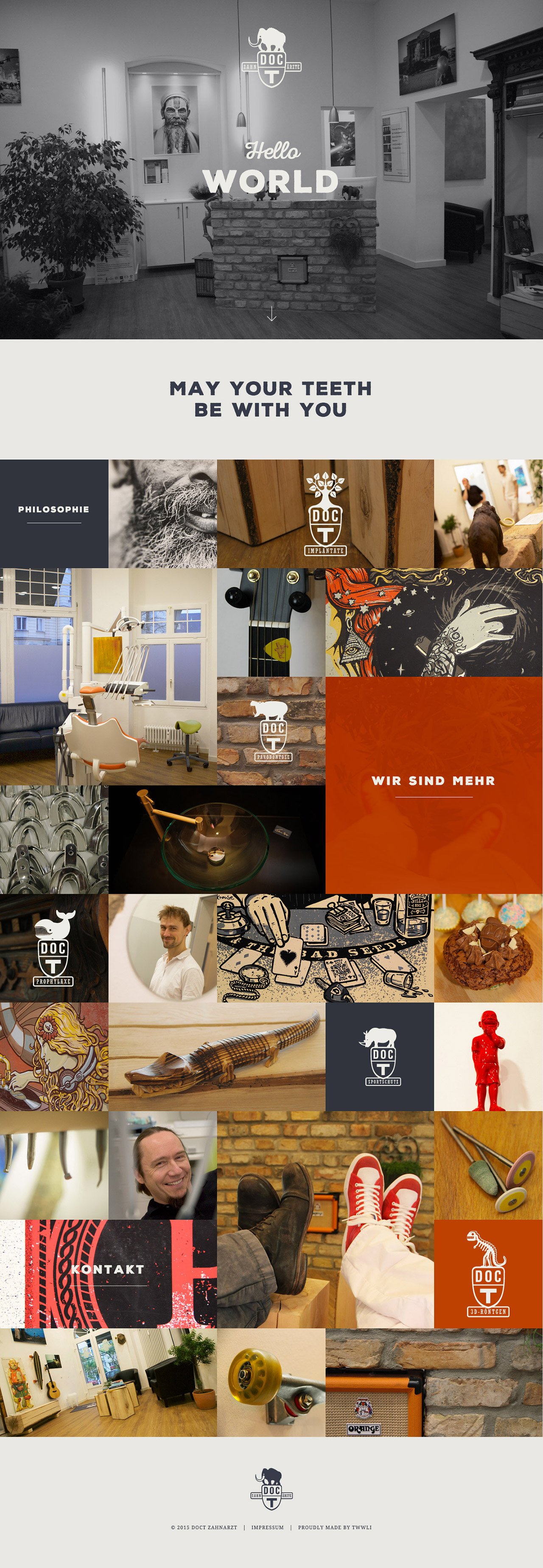 DocT Zahnarzt Website Screenshot