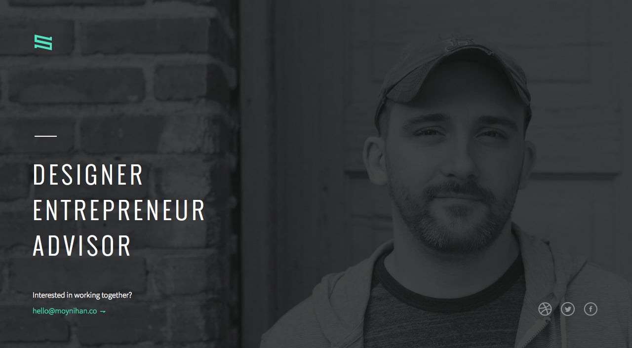 Shaun Moynihan Website Screenshot