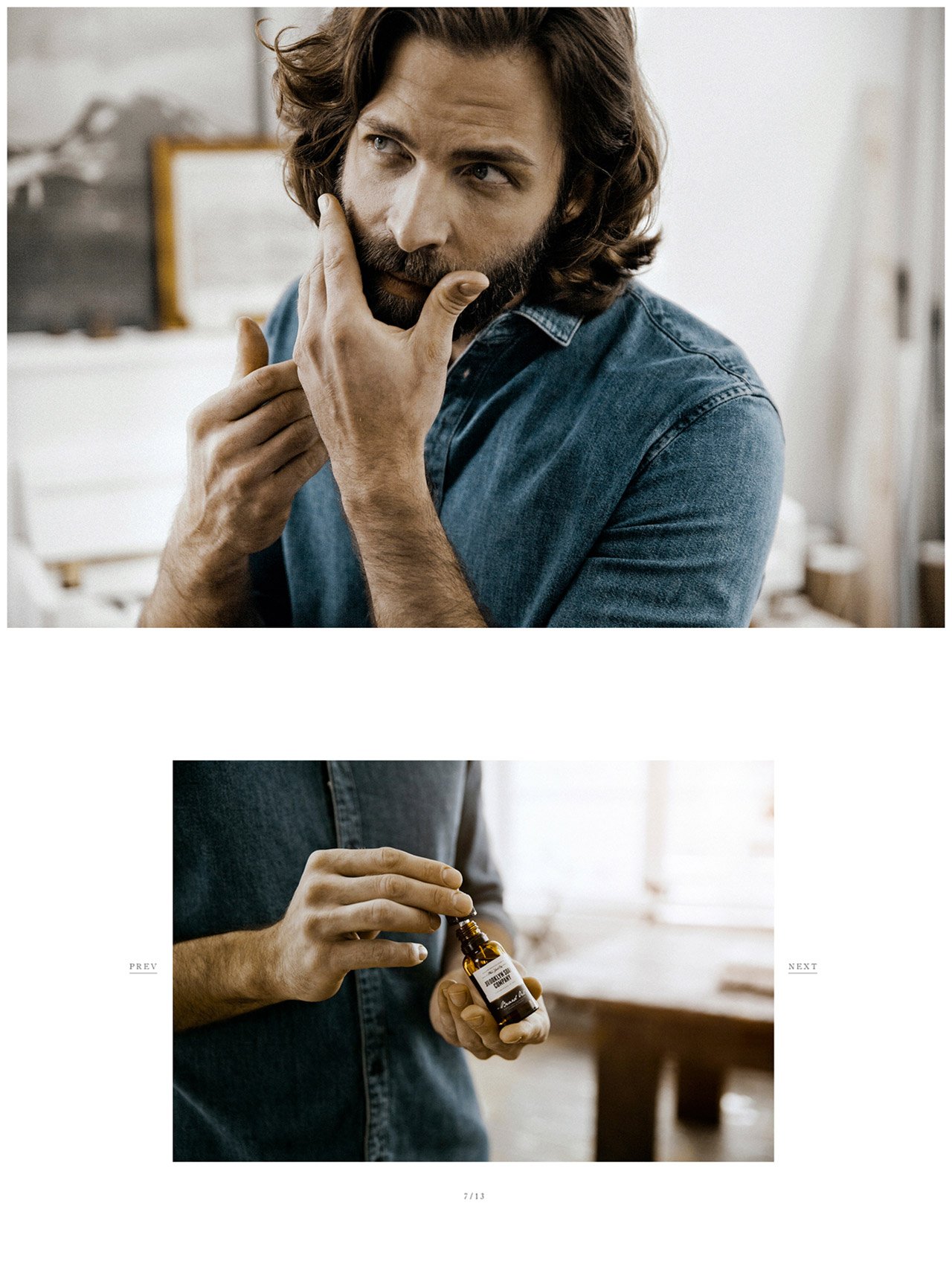 Lookbook 2015 – Brooklyn Soap Co. Website Screenshot