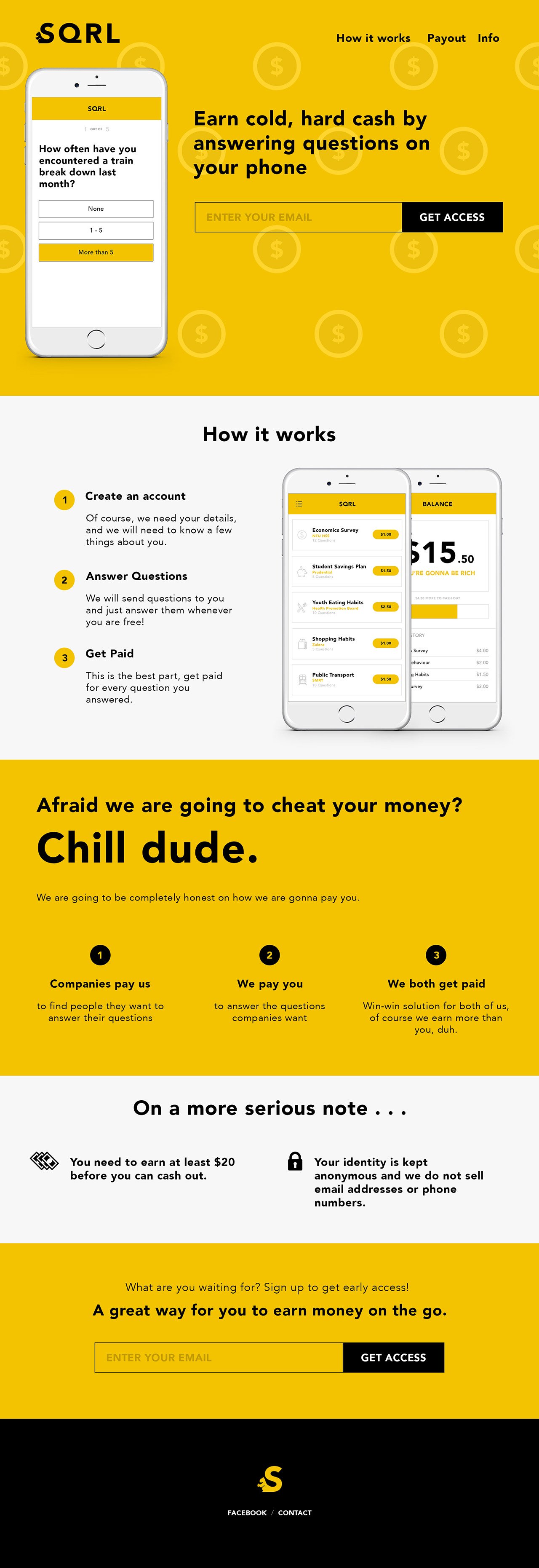 SQRL Website Screenshot