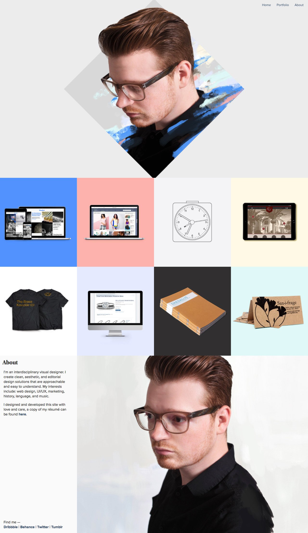 Jonathan David Post Website Screenshot