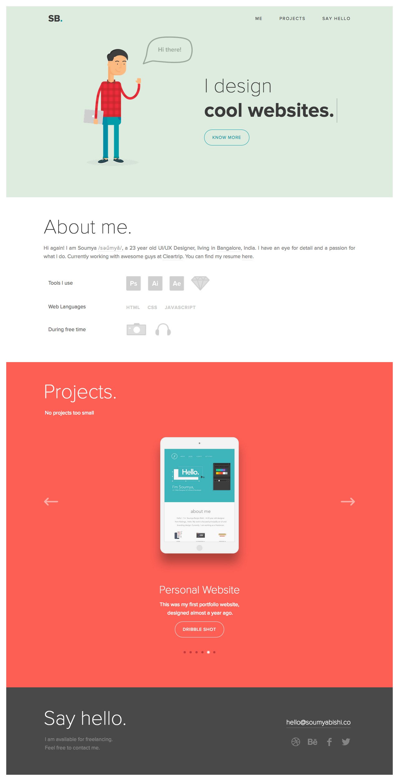 Soumya Ranjan Bishi Website Screenshot