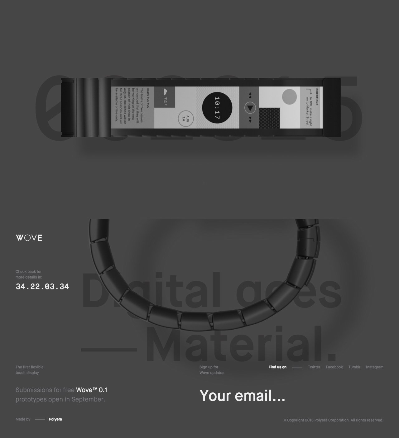 Wove Website Screenshot