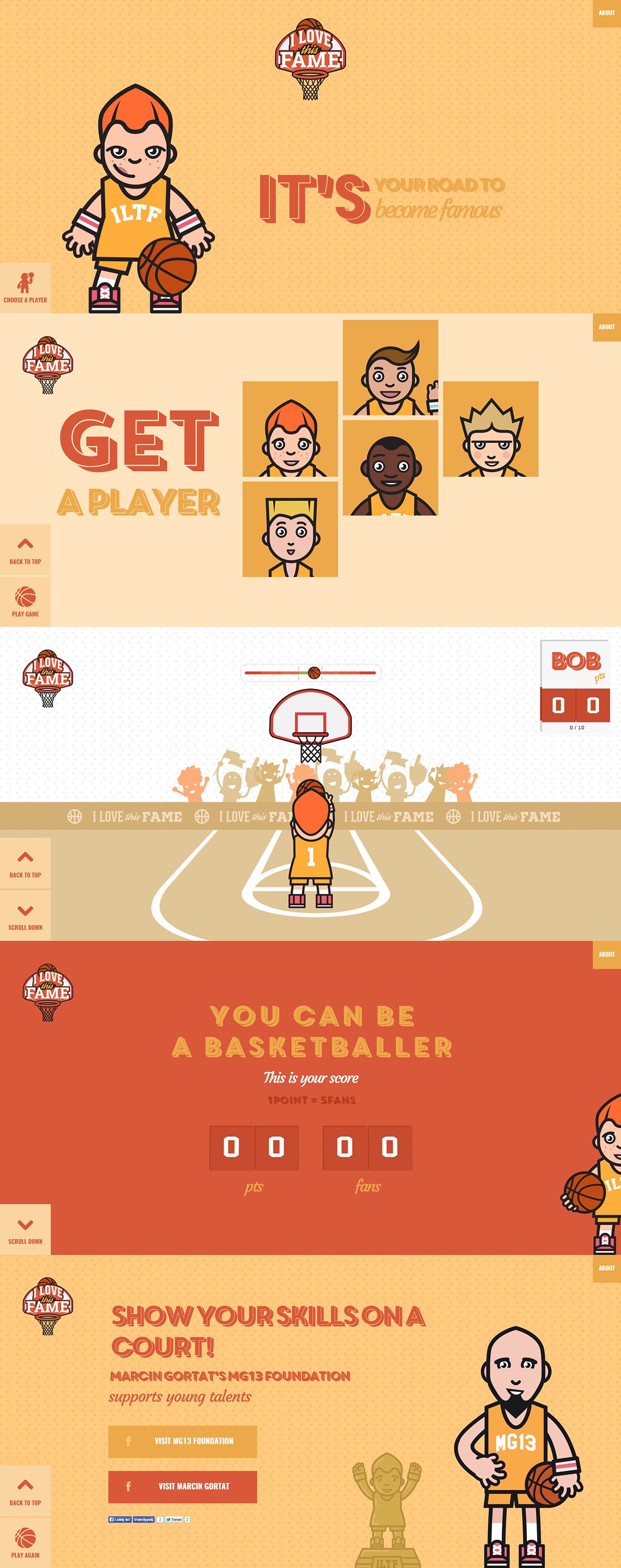 I Love This Fame Website Screenshot