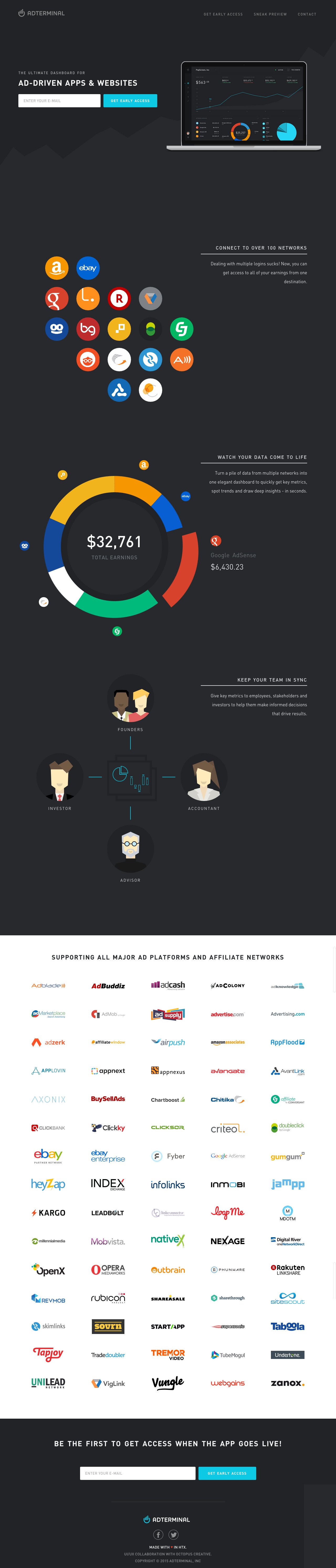 AdTerminal Website Screenshot