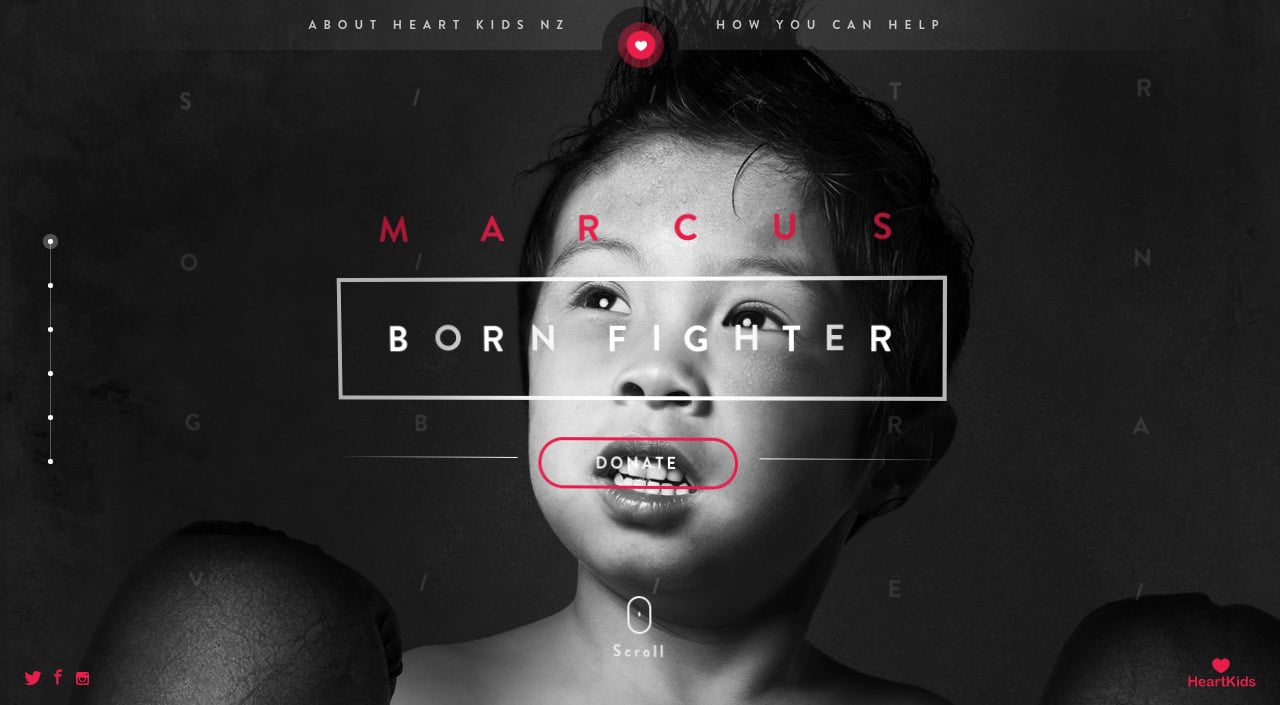 Heart Kids New Zealand Website Screenshot