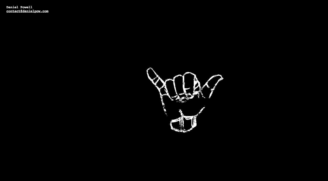 Daniel Powell Website Screenshot