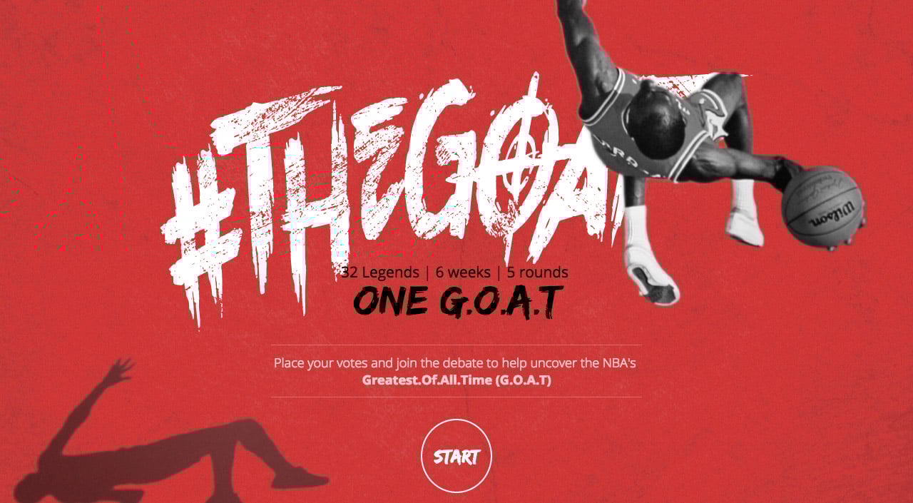 NBA Face Off Website Screenshot