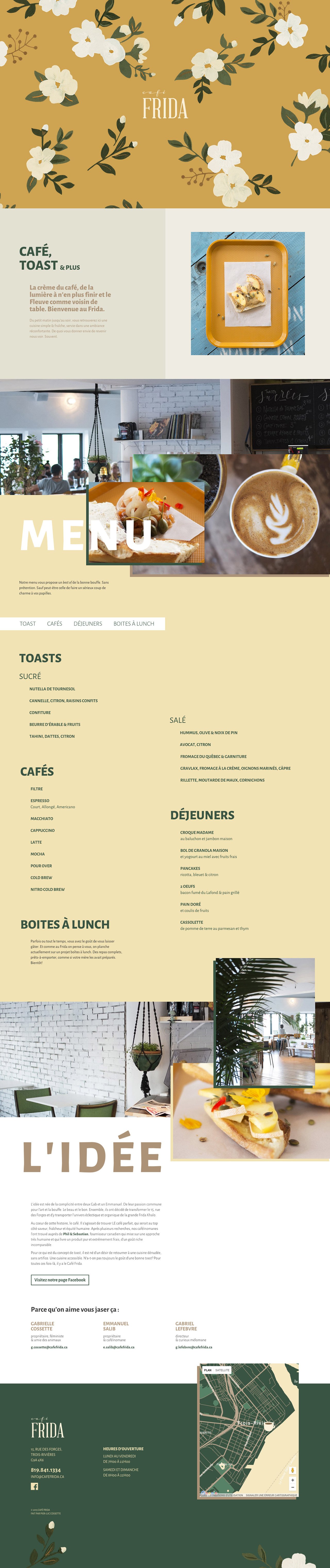 Café Frida Website Screenshot