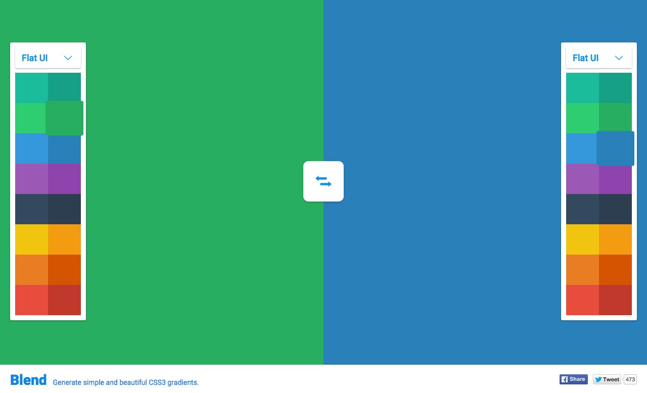 Blend Website Screenshot