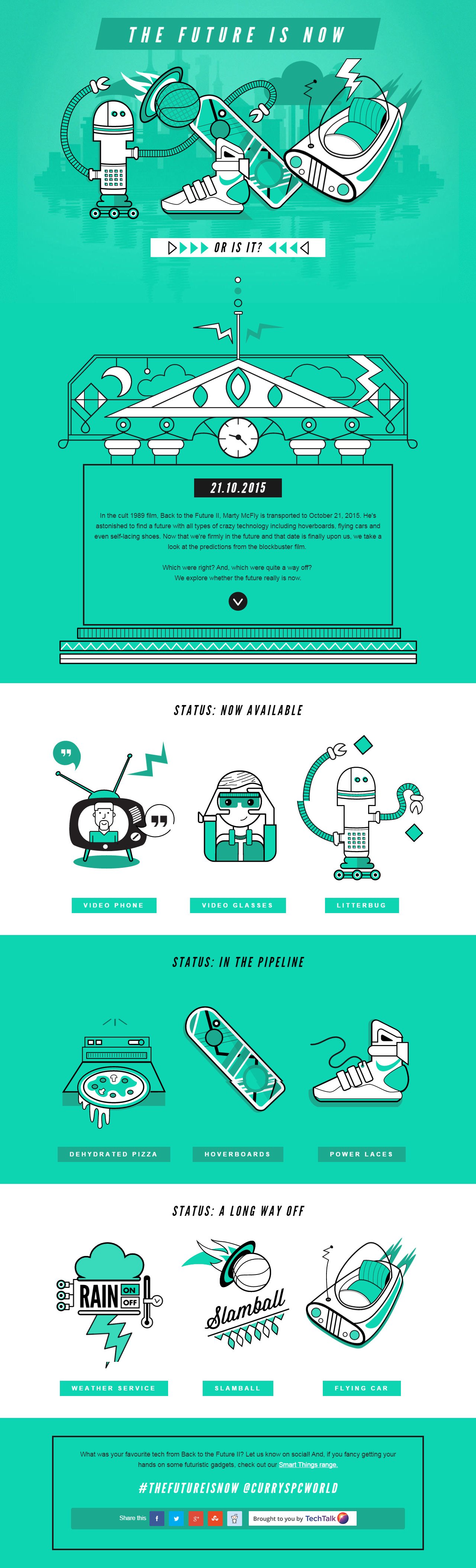 Currys – The Future is Now Website Screenshot