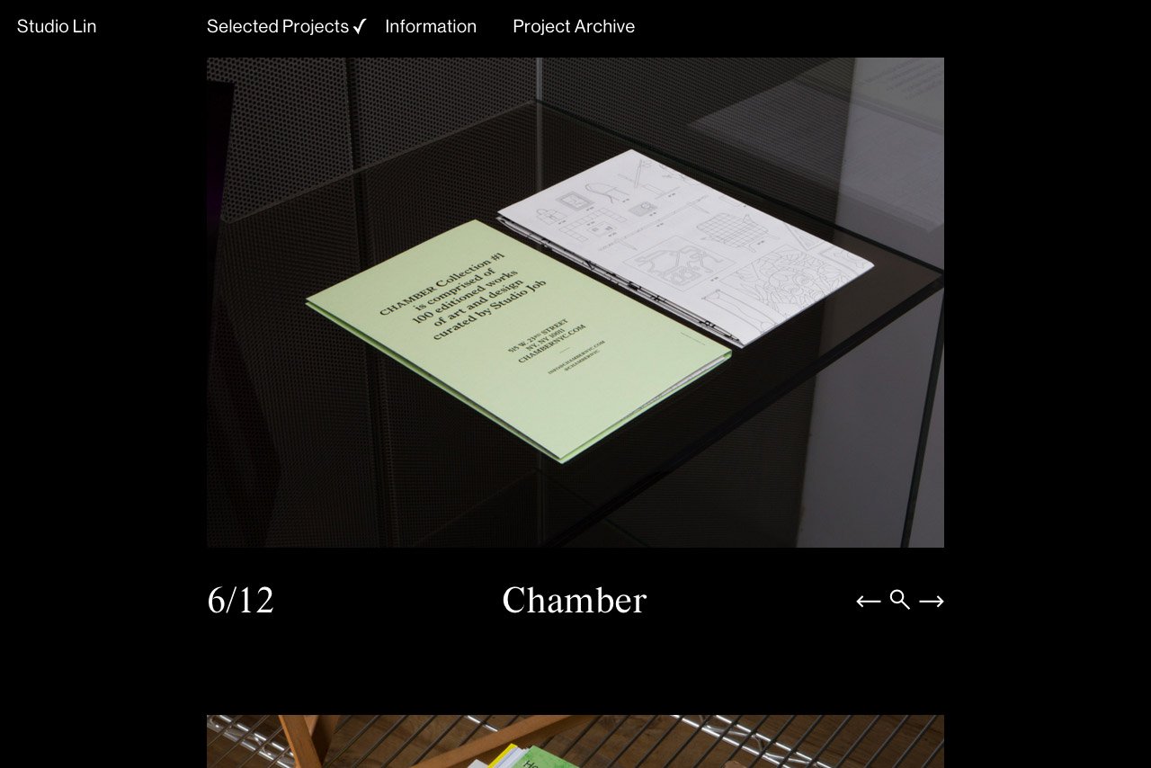 Studio Lin Website Screenshot