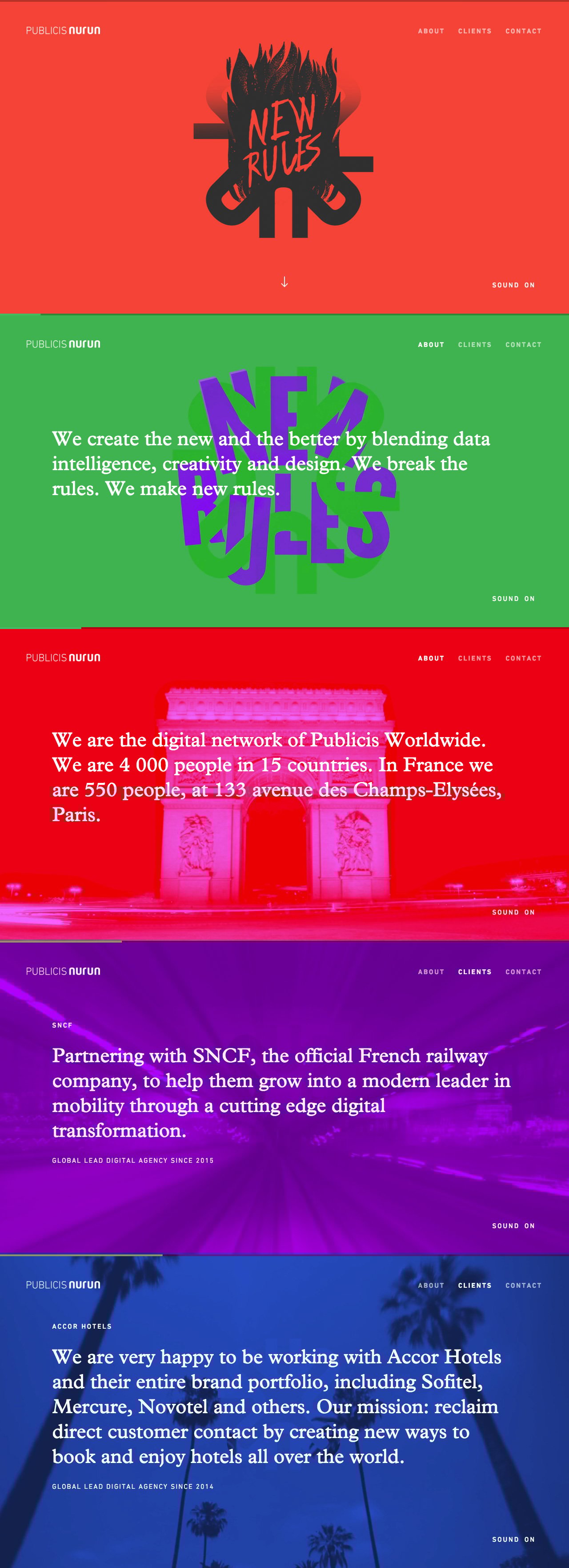 Publicis Nurun Website Screenshot