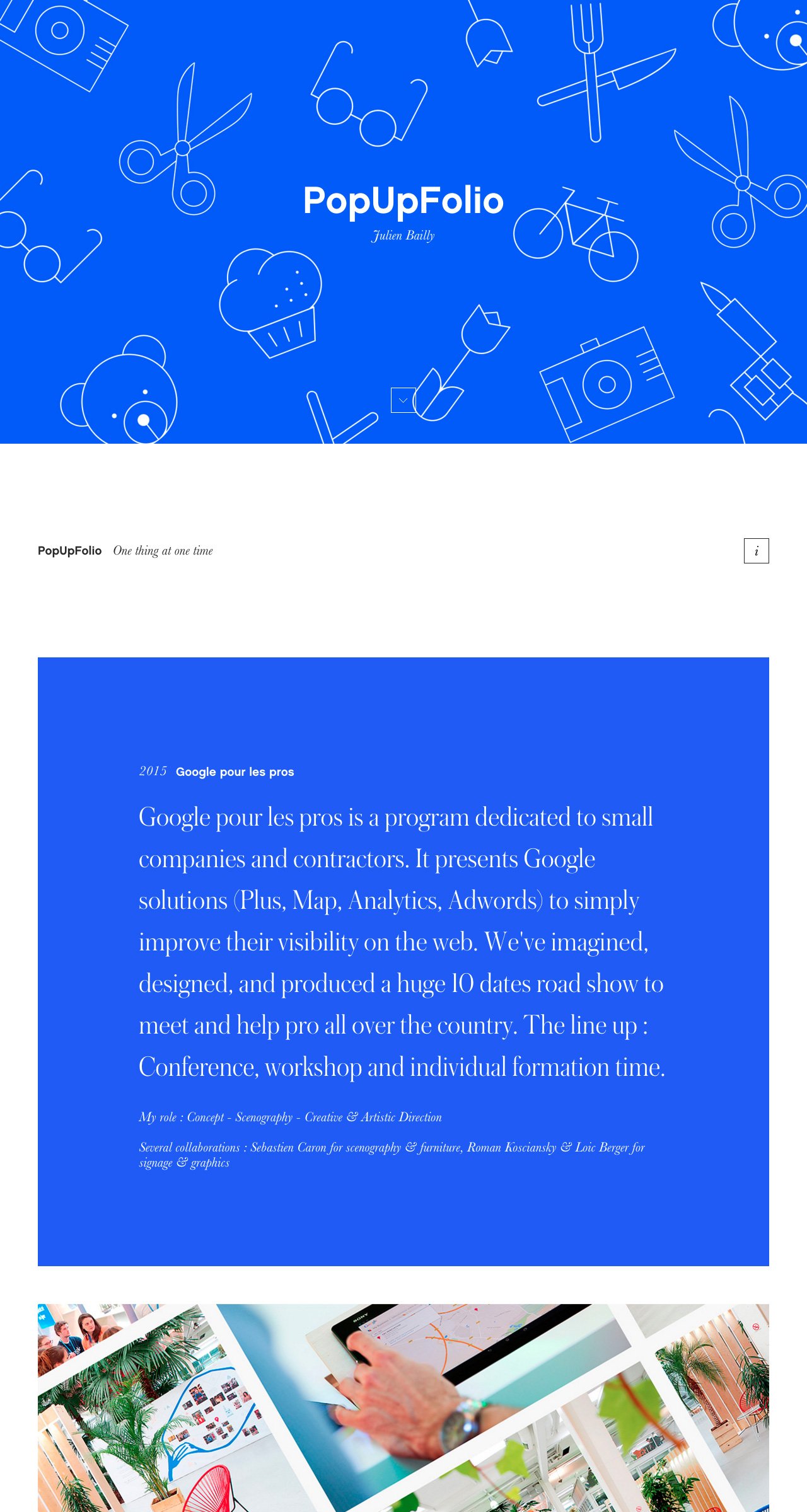 Julien Bailly Website Screenshot