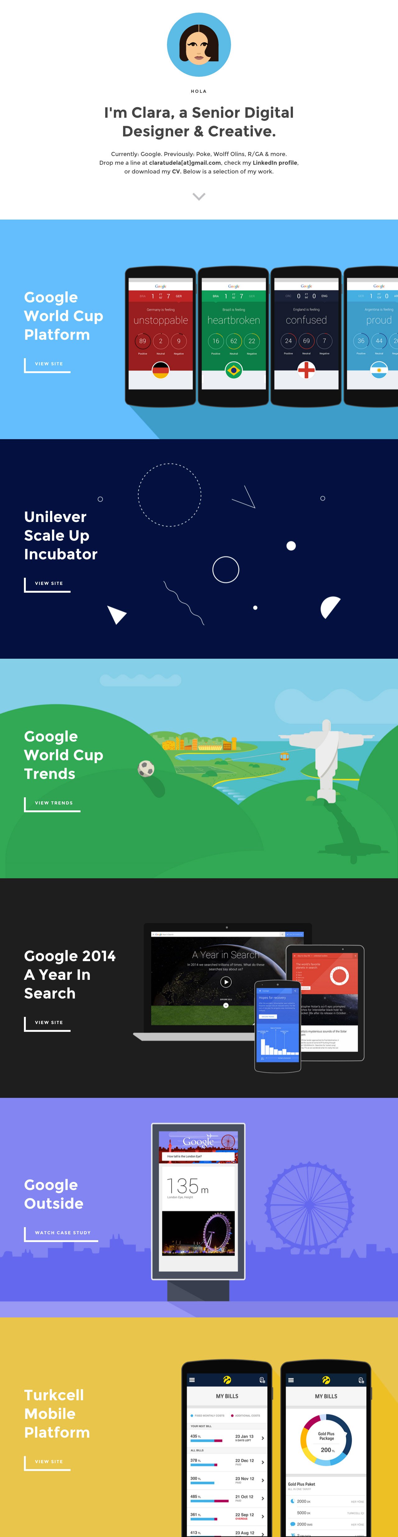 Clara Tudela Website Screenshot