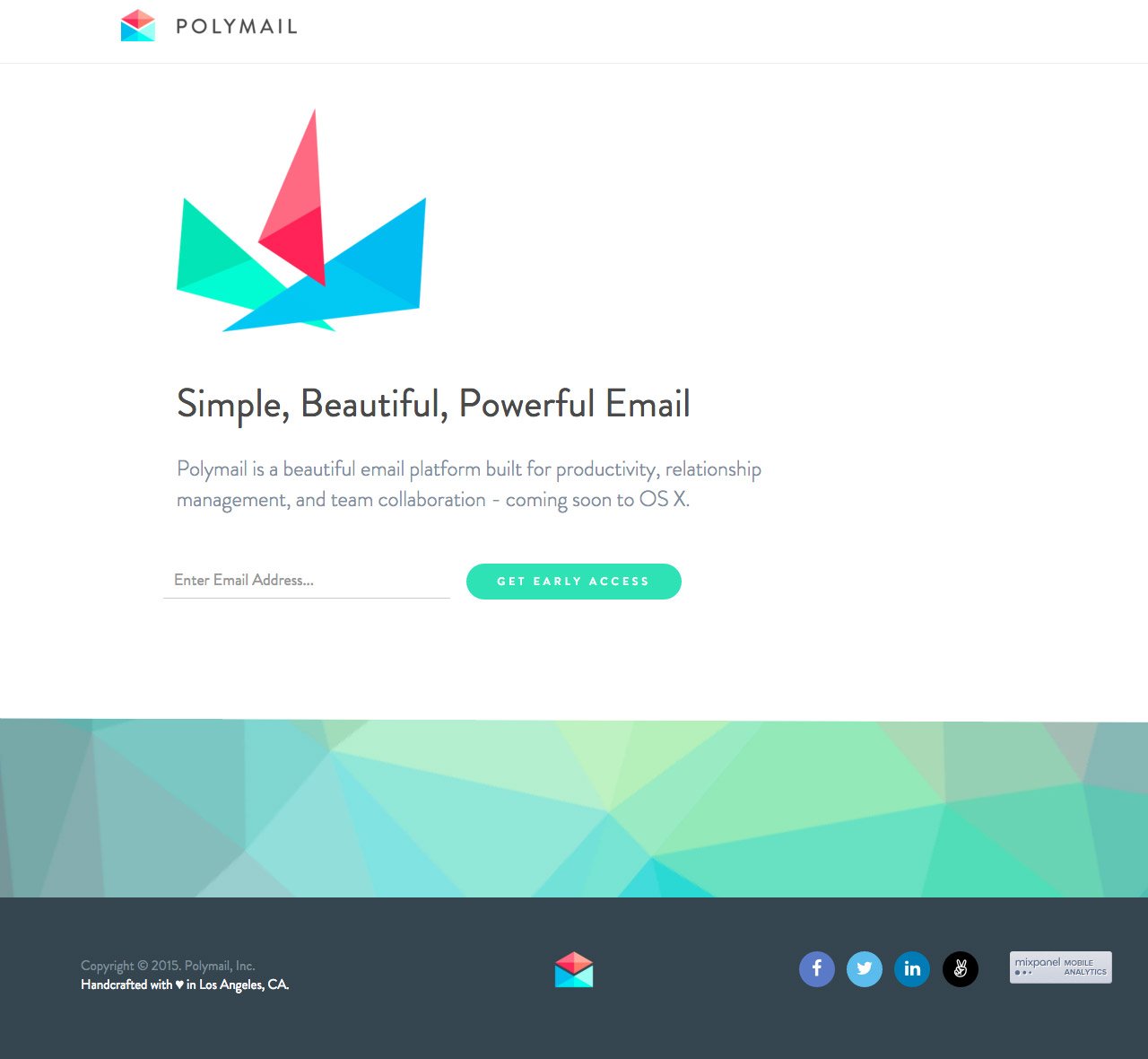 Polymail Website Screenshot