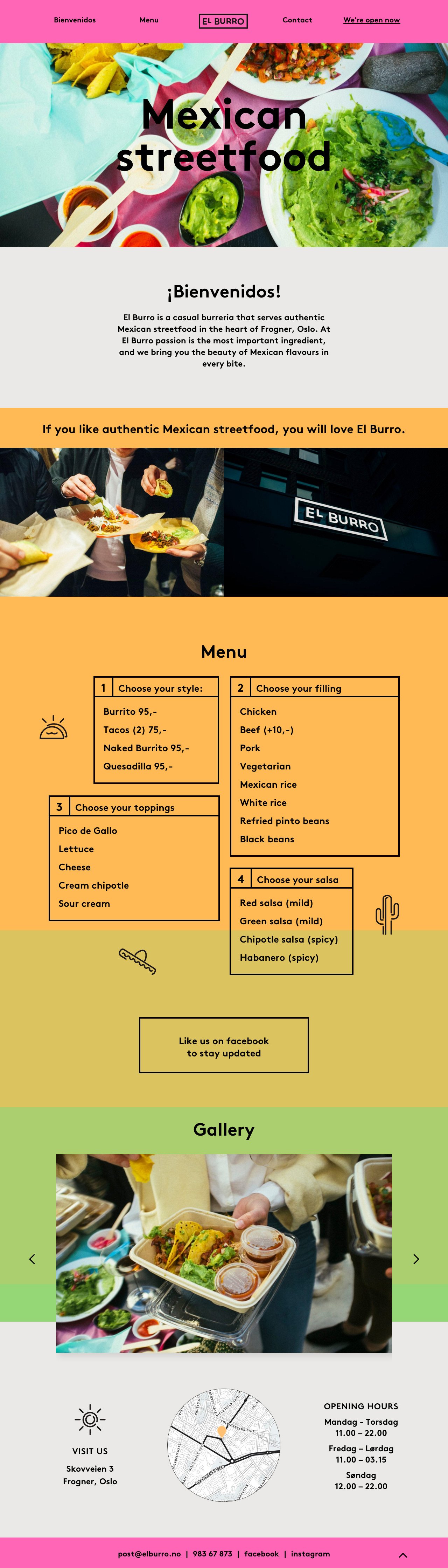 El Burro Website Screenshot