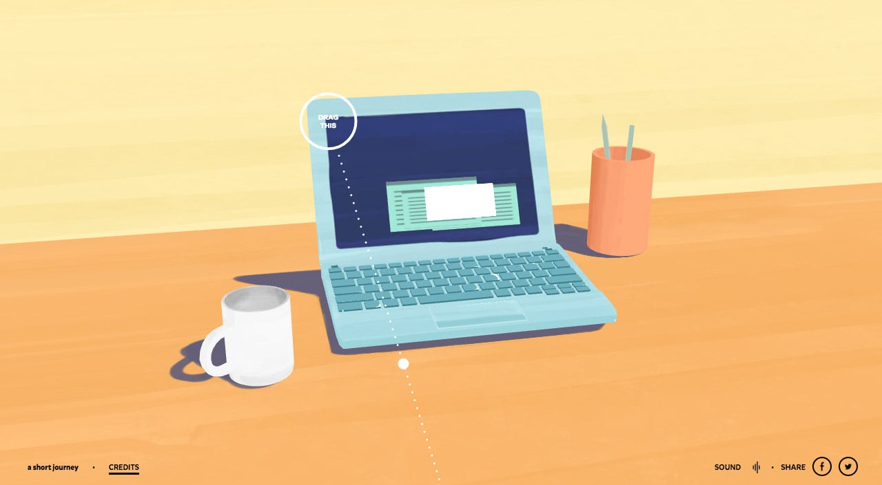 A Short Journey Website Screenshot