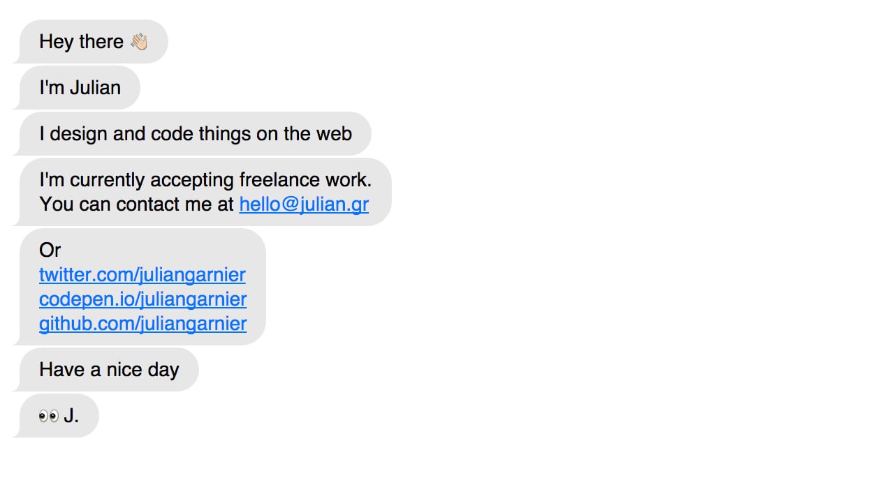 Julian Garnier Website Screenshot
