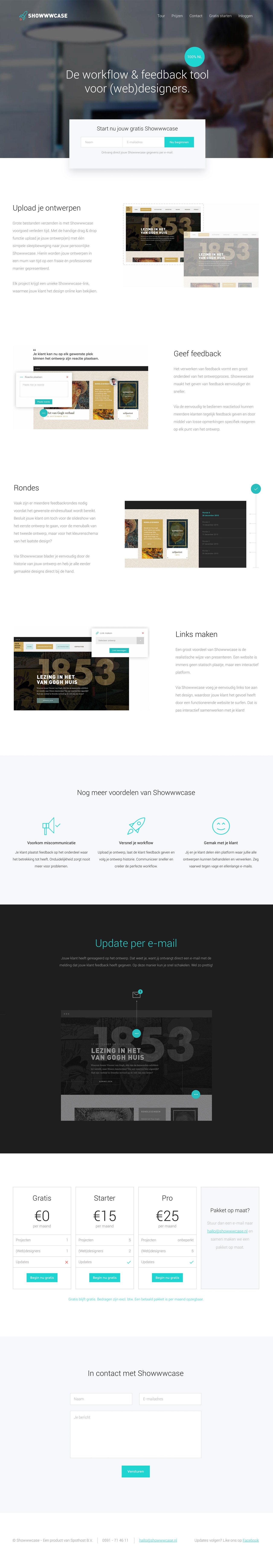 Showwwcase Website Screenshot