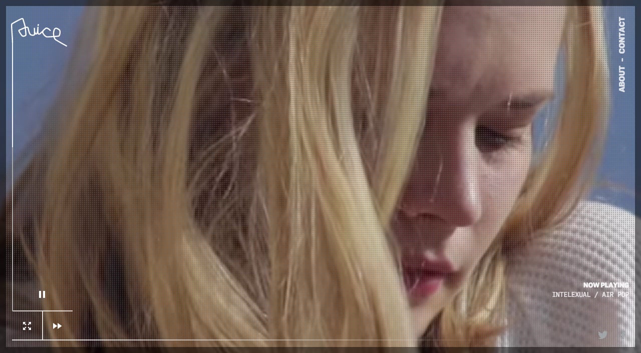 Juice VCR Website Screenshot