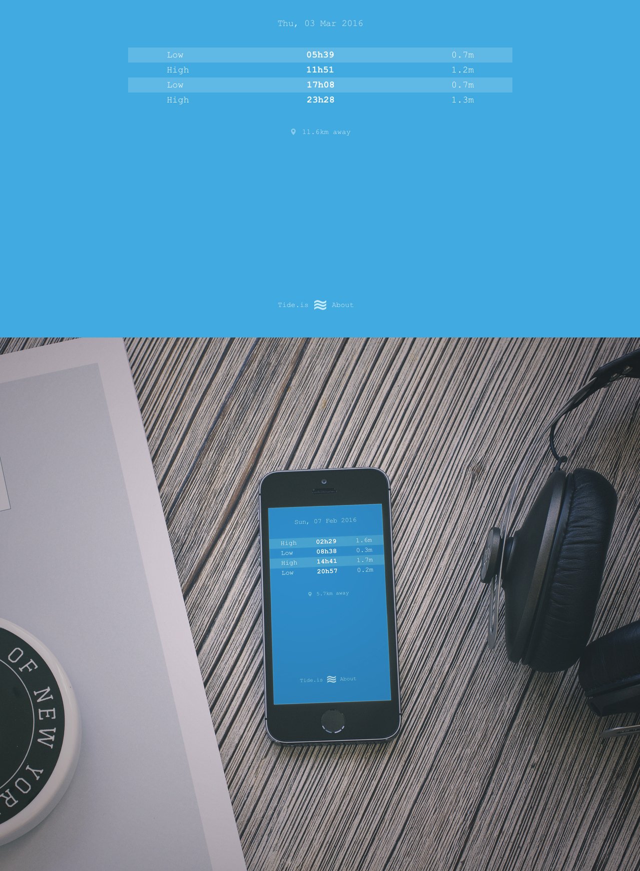 Tide.is Website Screenshot