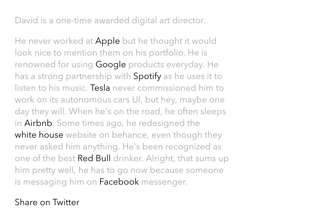 David Prati Website Screenshot