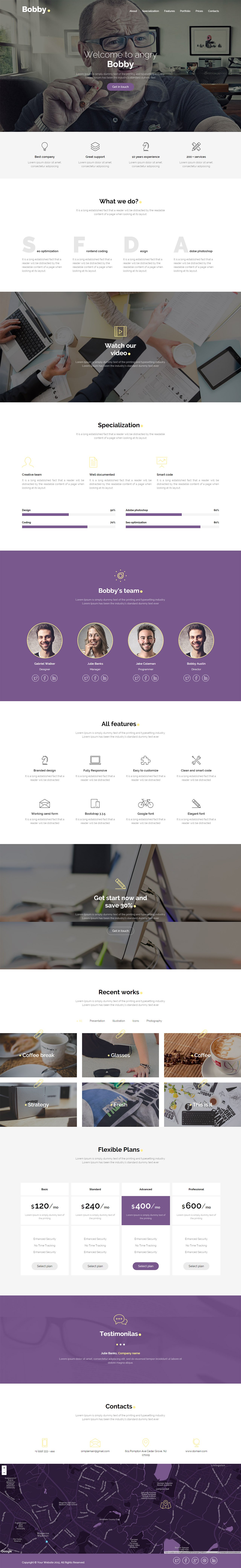 Bobby Website Screenshot