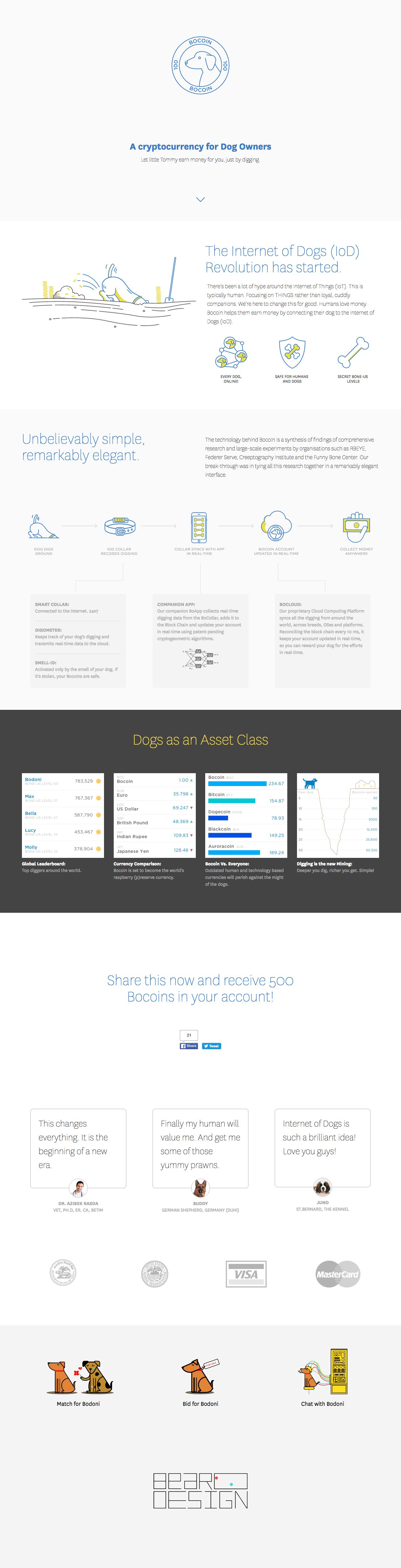 Bocoin Website Screenshot