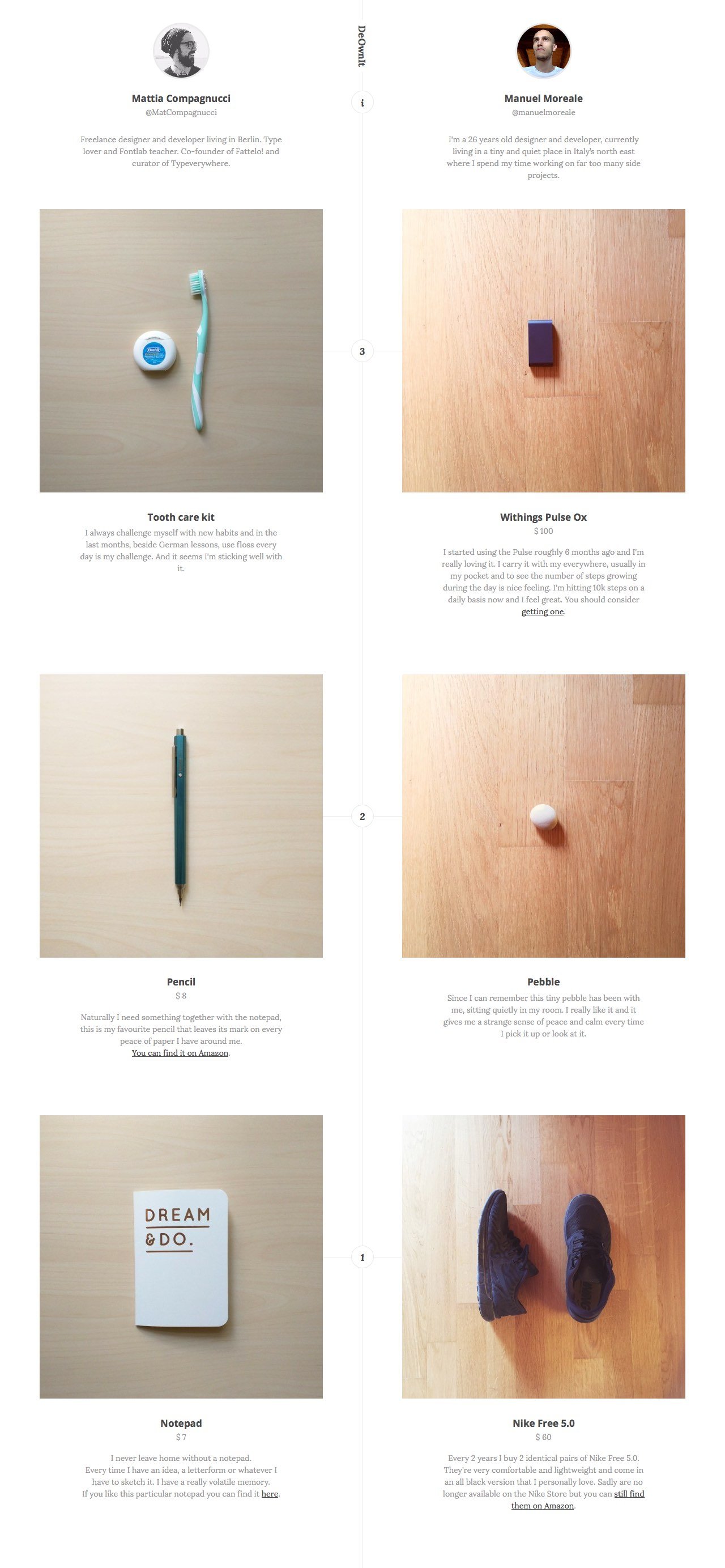 DeOwnIt Website Screenshot