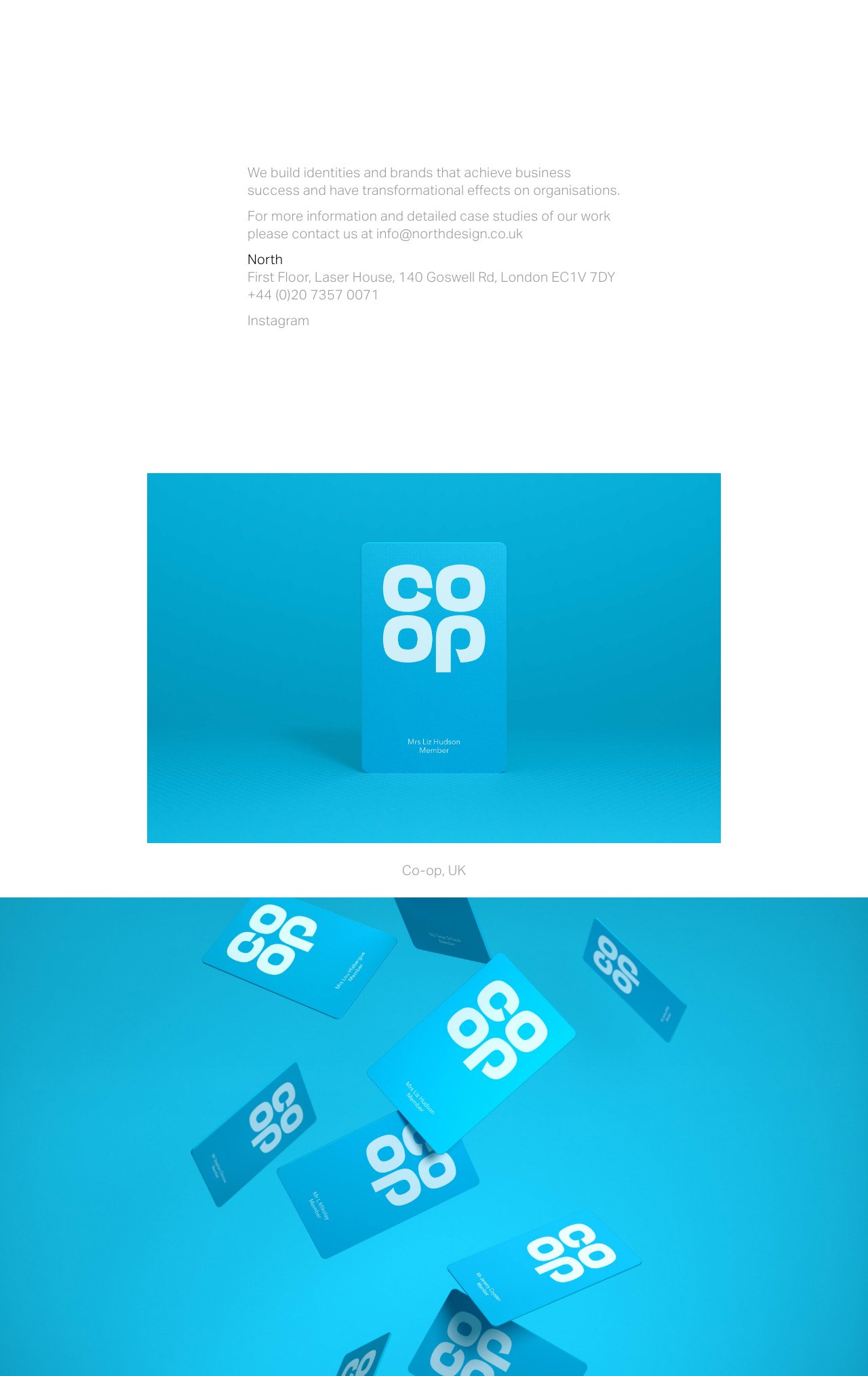 North Website Screenshot