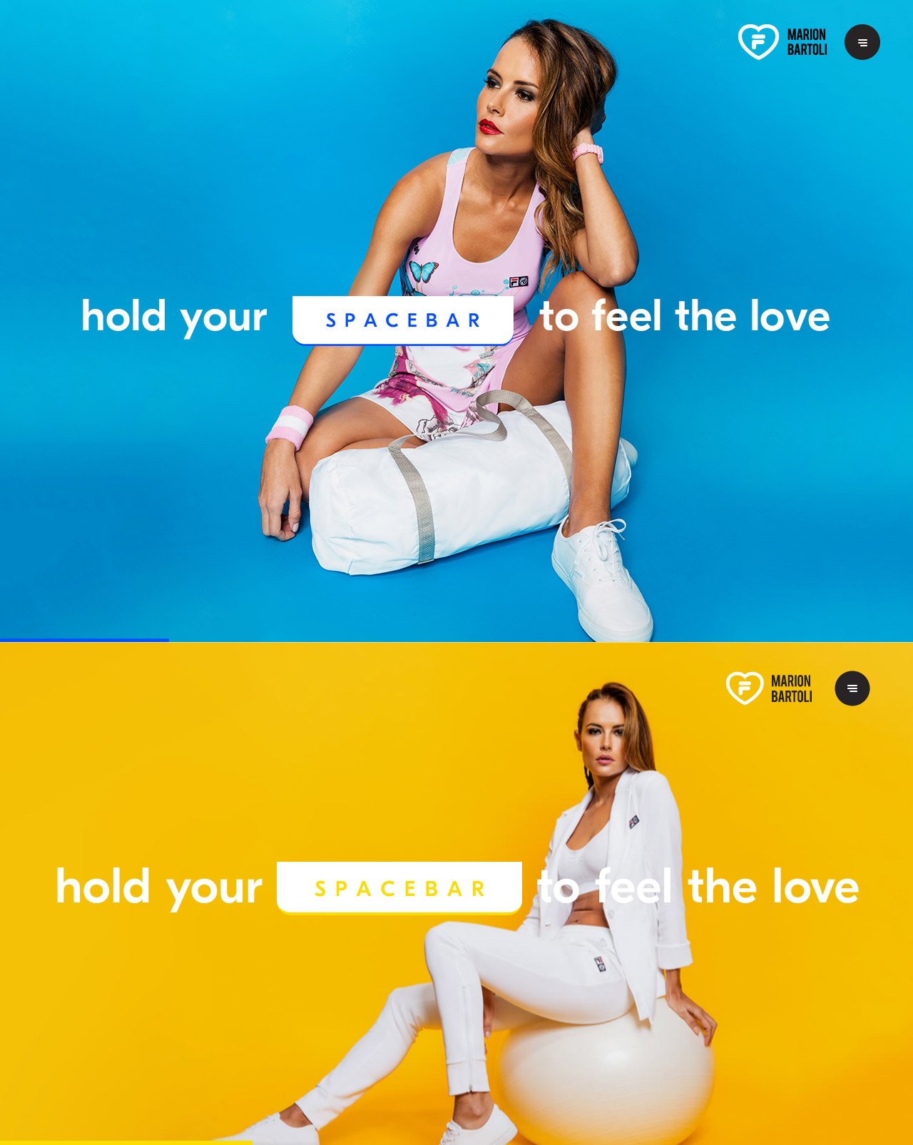 Love Fila Website Screenshot