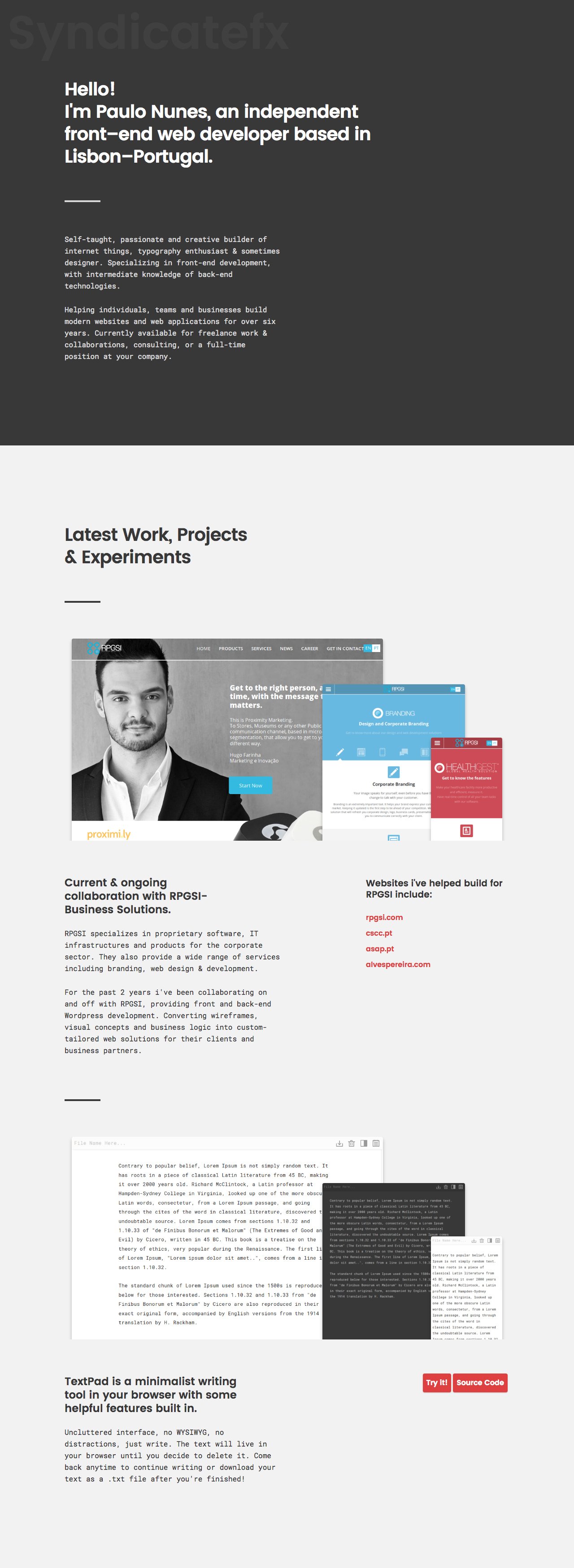 Syndicatefx Website Screenshot