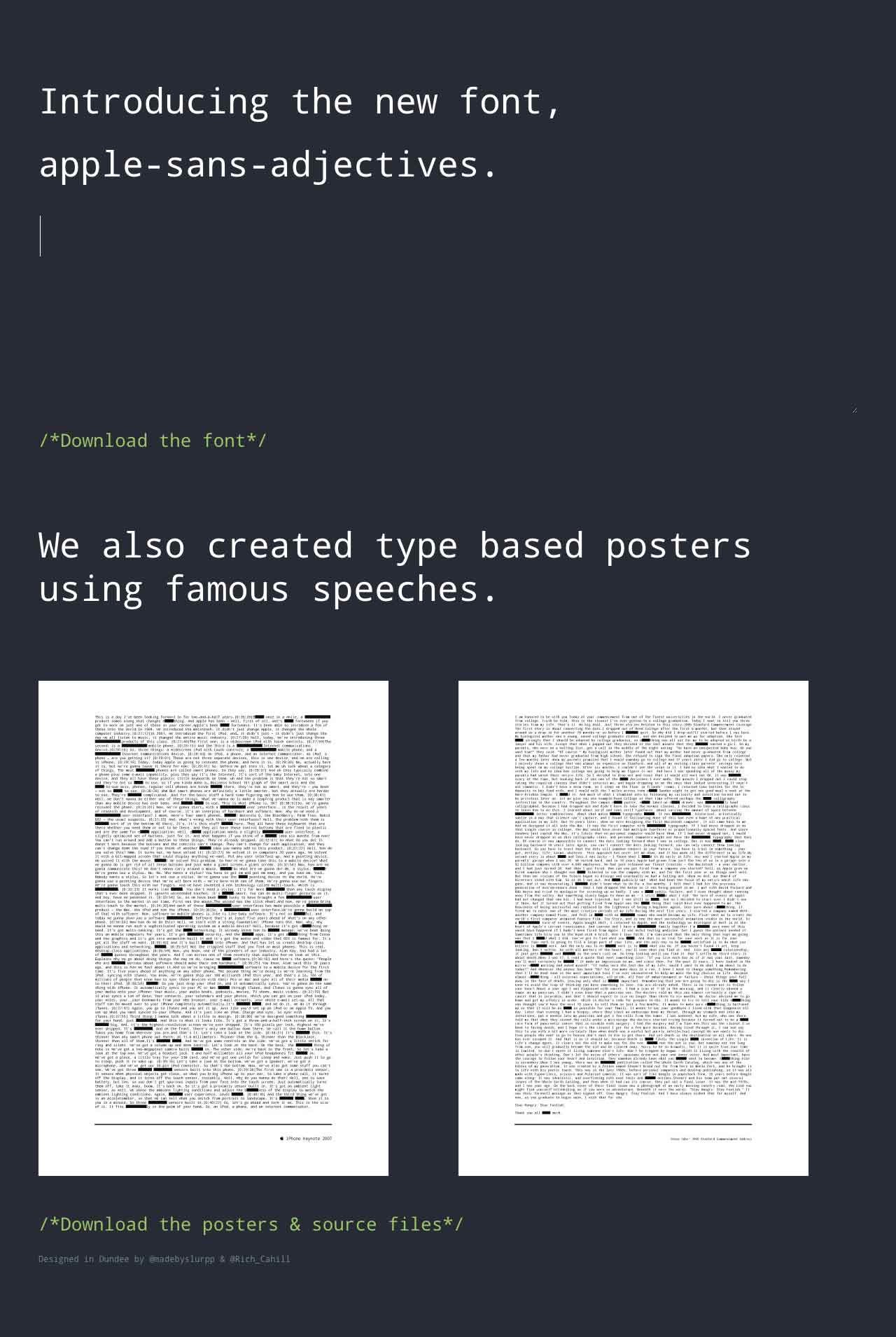 Apple-sans-adjectives Website Screenshot