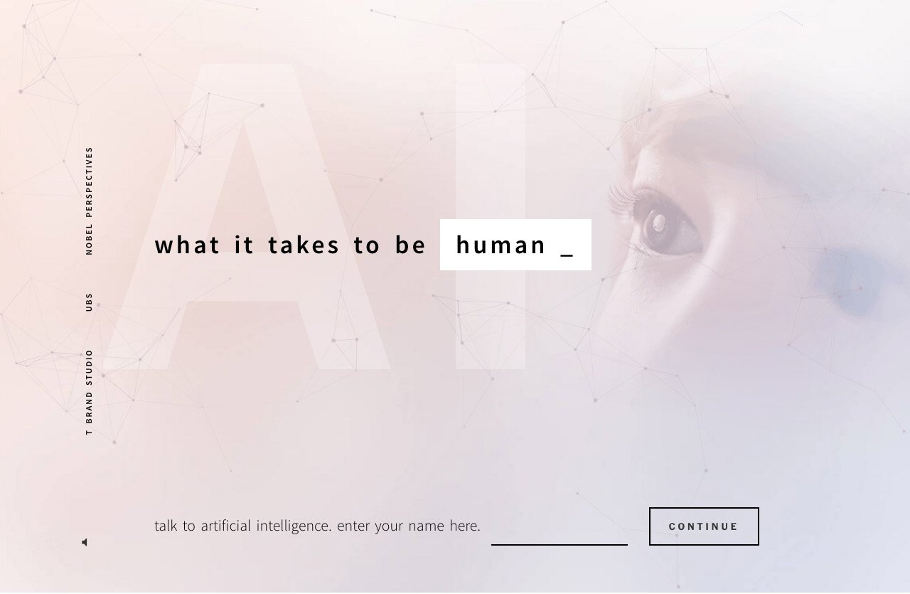 AI: What It Takes to Be Human Website Screenshot