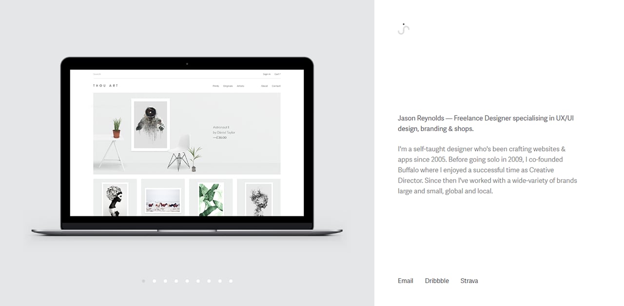 Jason Reynolds Website Screenshot