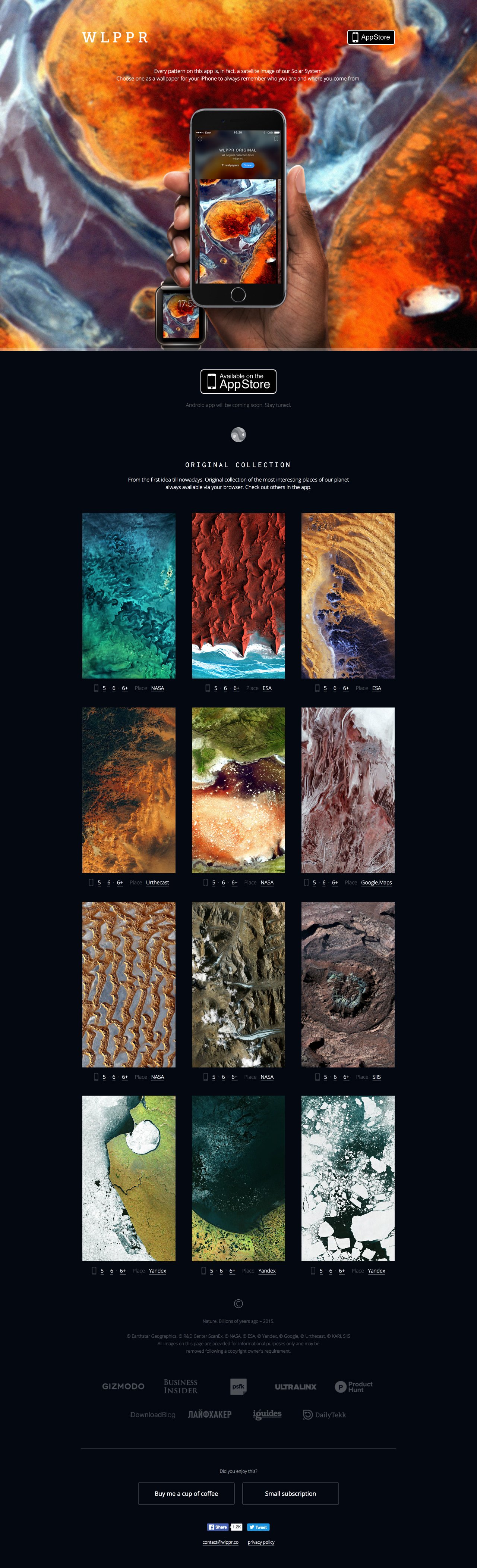 WLPPR Website Screenshot