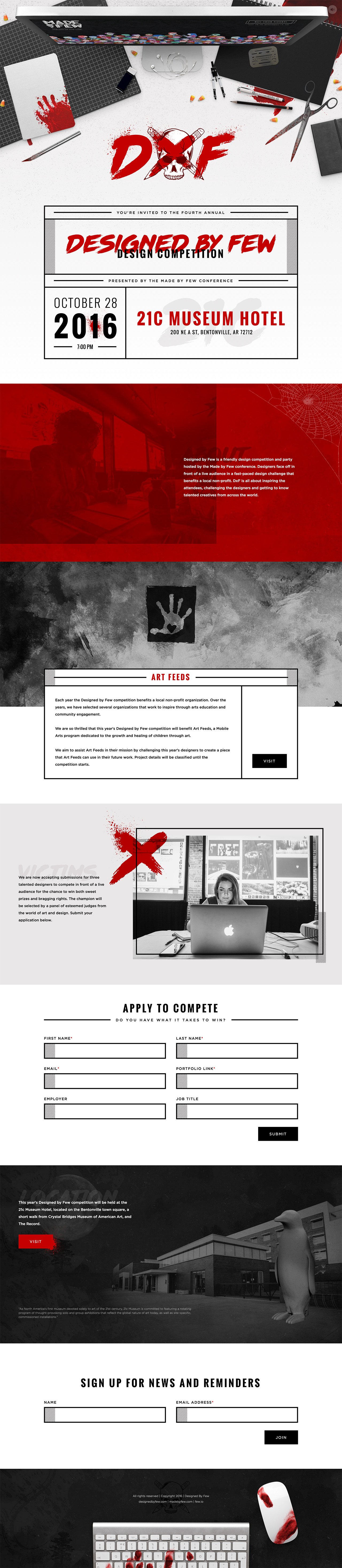 Designed by Few Website Screenshot