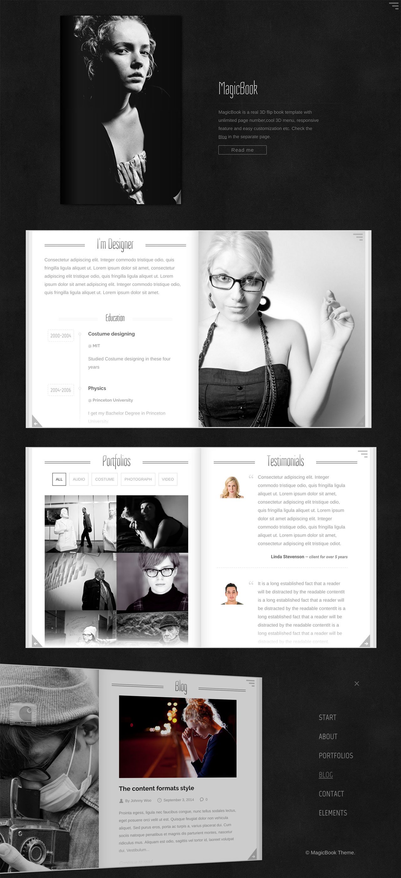 MagicBook Website Screenshot