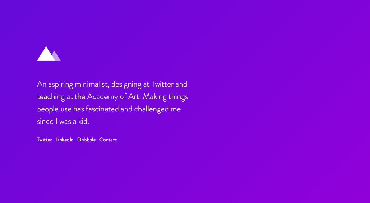 Sean Thompson Website Screenshot