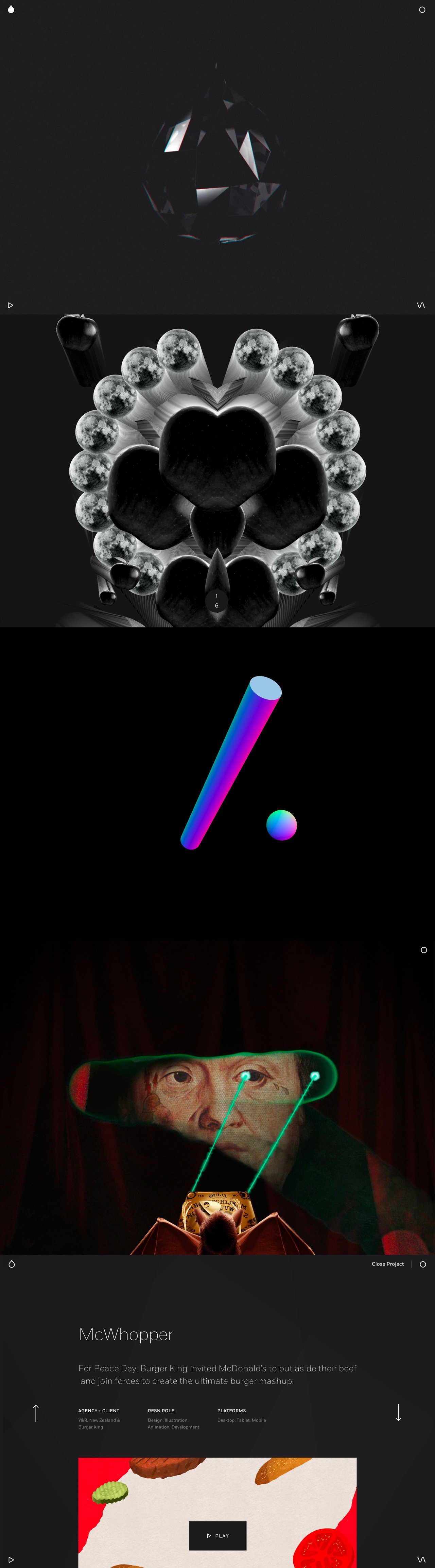 Resn Website Screenshot