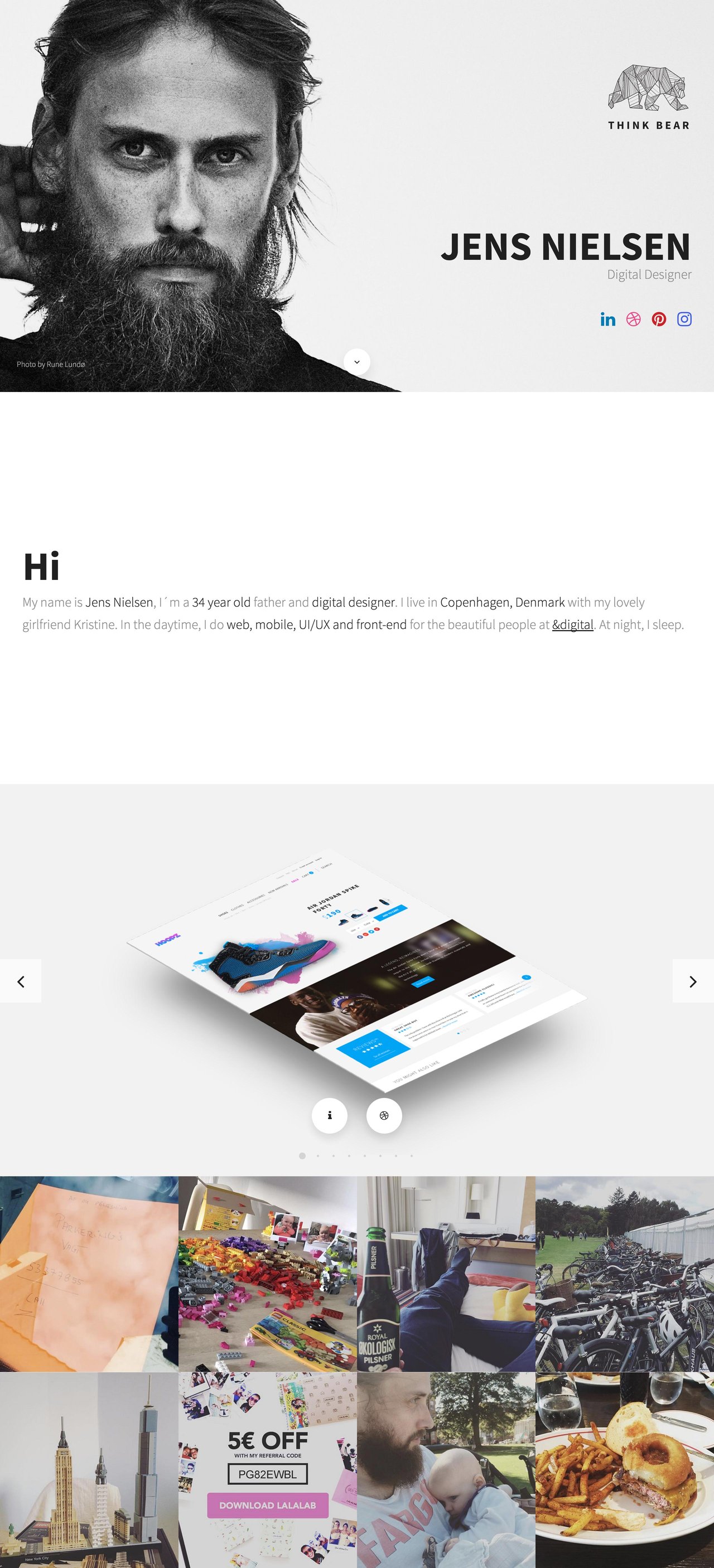 Think Bear Website Screenshot