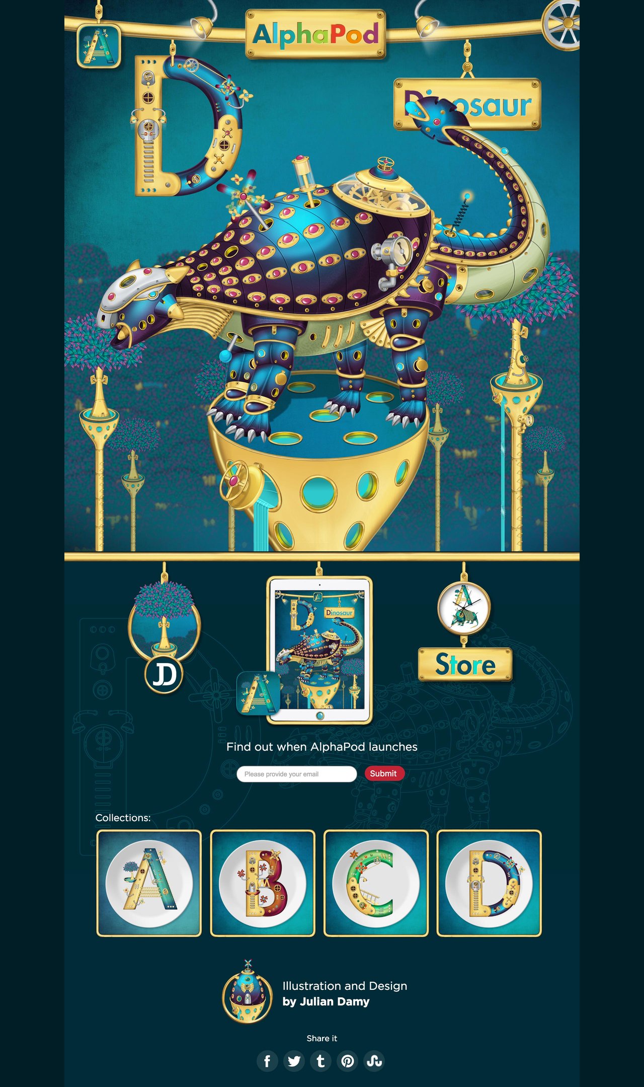 AlphaPod Website Screenshot