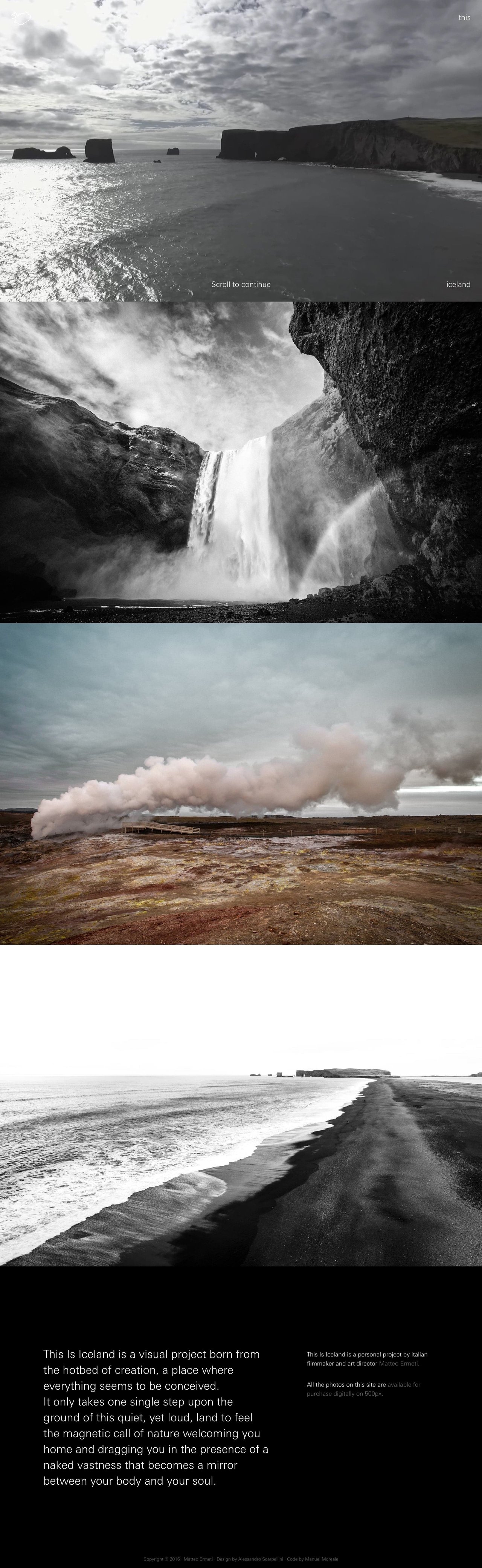 This Is Iceland Website Screenshot