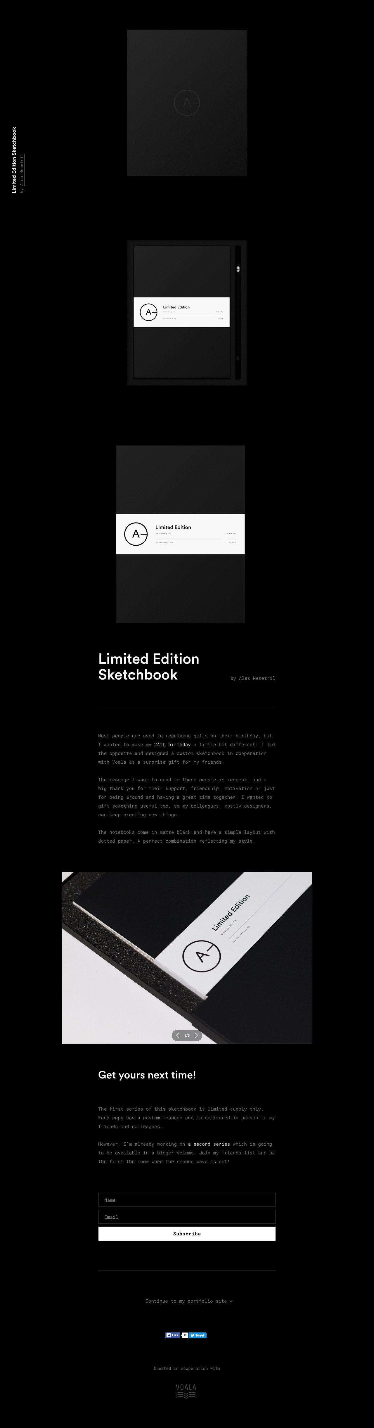 Sketchbook by Ales Nesetril Website Screenshot