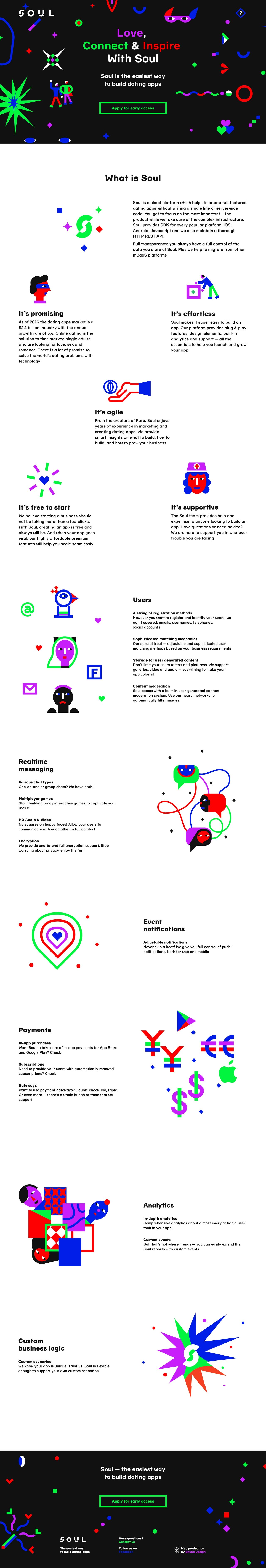 Soul Website Screenshot