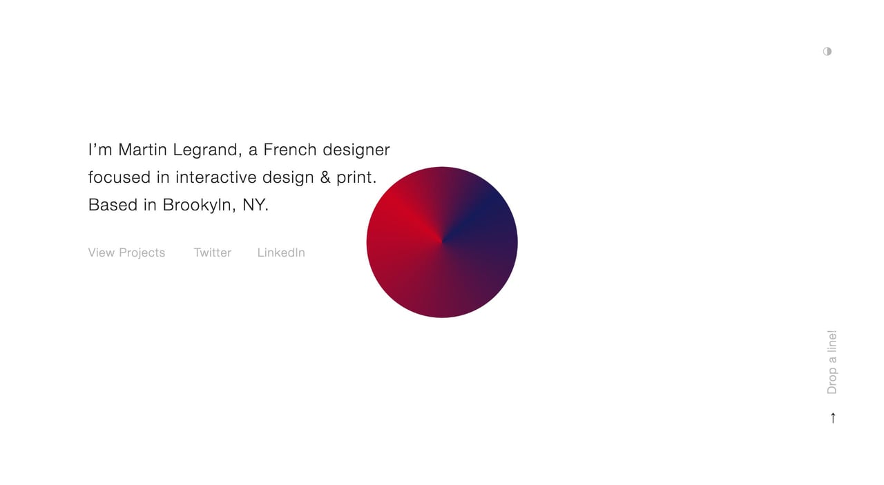 Martin Legrand Website Screenshot