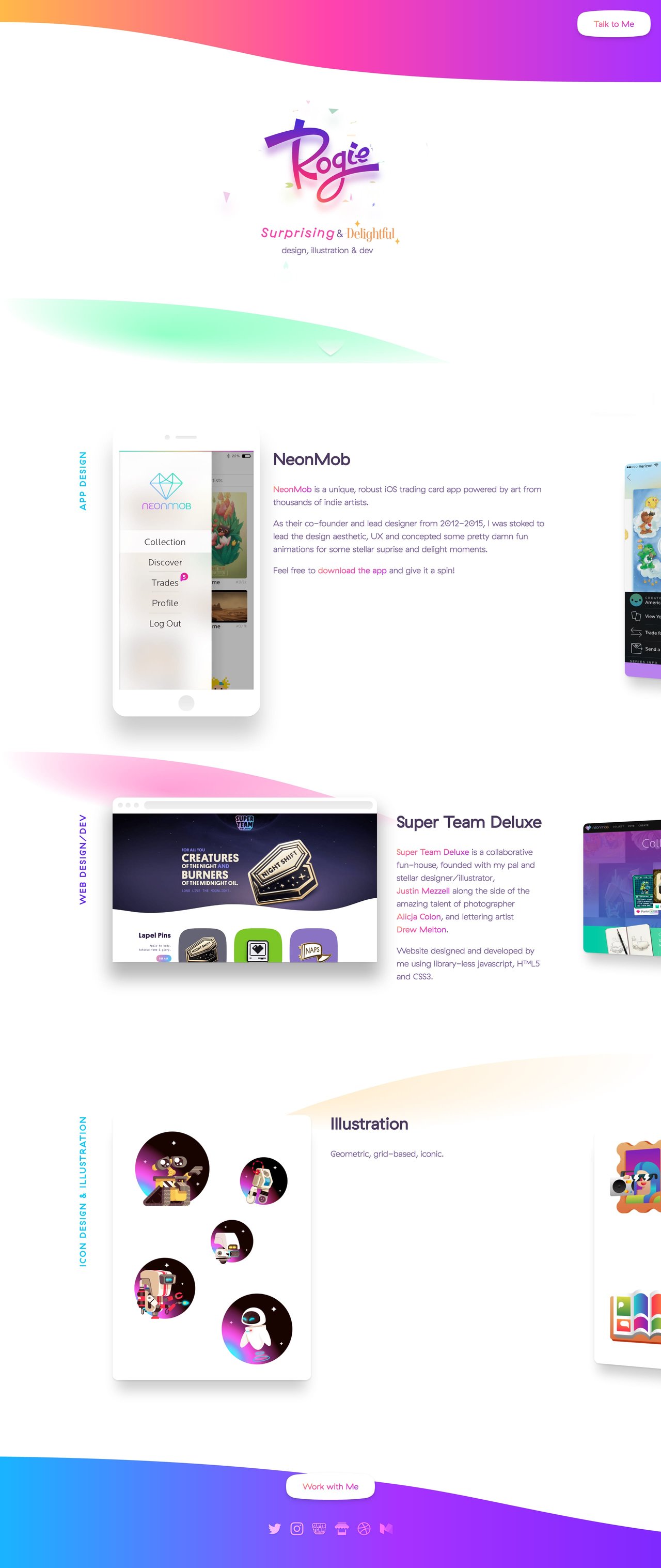 Rogie Website Screenshot